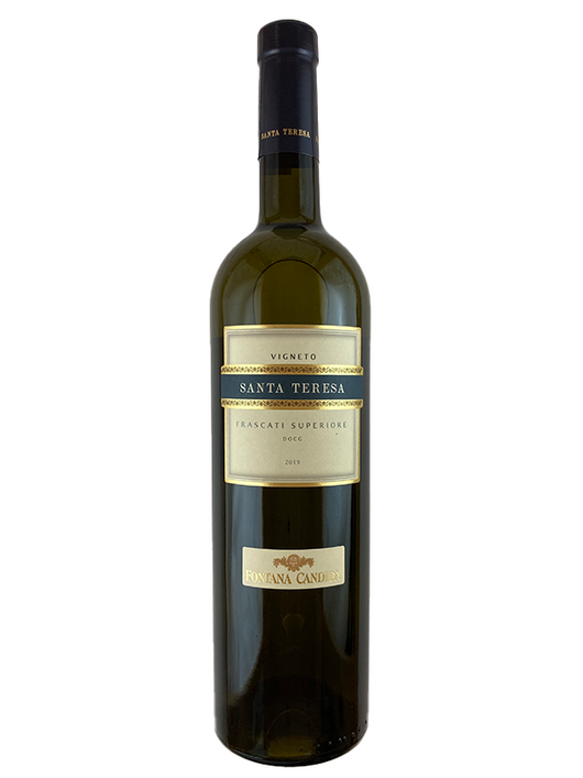 Frascati Superiore Vigneto Santa Teresa een mooie italiaanse wijn tevens ook een mooi glas witte wijn. Wijn kunt u bestellen bij Bouchon in den haag en levert over heel nederland. 
