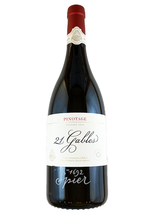 Bouchon Spier 21 Gables Pinotage zuid afrikaanse rode wijn Wijn kopen in Den Haag Goede wijn kopen Lekkere wijn kopen