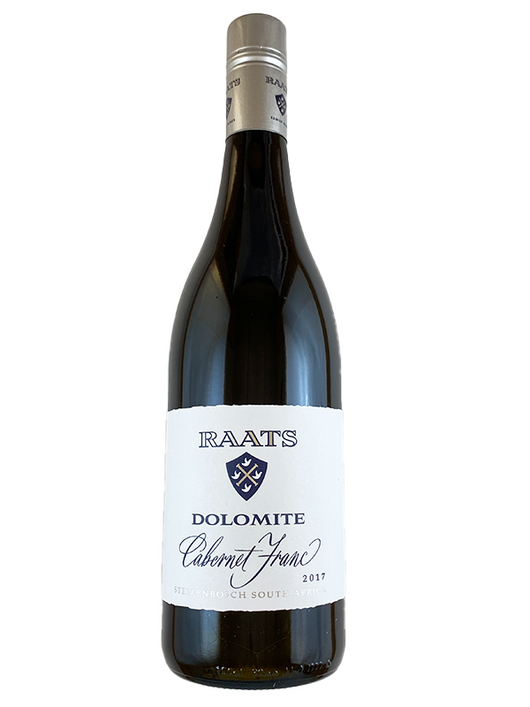 Bouchon Raats Dolomite Cabernet Franc rode zuid afrikaanse wijn. wijn druiven cabernet franc en malbec. Simpel en gemakkelijk wijn kopen kan bij bouchon in den haag. 